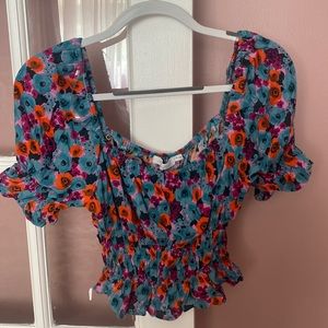 Brand New All in Favor Floral Blouse